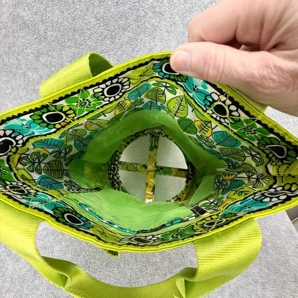 Vera Bradley Shower Caddy Green Floral Preppy Coastal Travel Dorm Beach